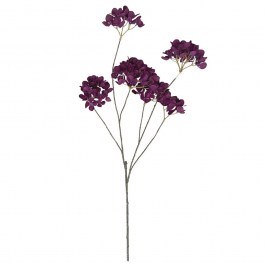 Artificial Flower Hydrangea 00-10128-3 34x18x114cm Purple Marhome PURPLE