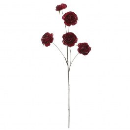 Artificial Flower Peony 00-10129-1 32x32x112cm Bordo Marhome BORDO