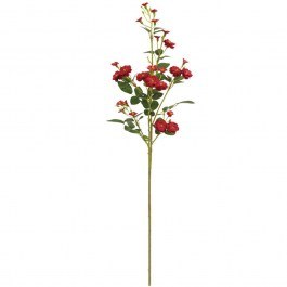 Artificial Flower Little Rose 00-99936-1 13x10x73cm Red Marhome RED