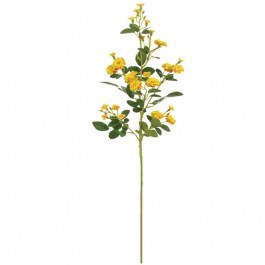 Artificial Flower Little Rose 00-99936-2 13x10x73cm Yellow Marhome YELLOW