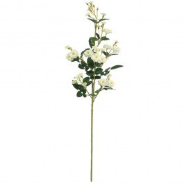 Artificial Flower Little Rose 00-99936-5 13x10x73cm White Marhome WHITE