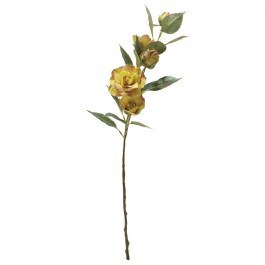 Artificial Flower Camellia 00-99930-3 69cm Yellow Marhome YELLOW