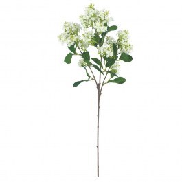 Artificial Flower Lilac 00-1870-1 70cm White Marhome WHITE