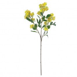 Artificial Flower Lilac 00-1870-3 70cm Yellow Marhome YELLOW