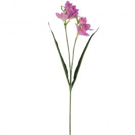 Artificial Flower Freesia 00-10034-2 65cm Fuchsia Marhome FUCHSIA