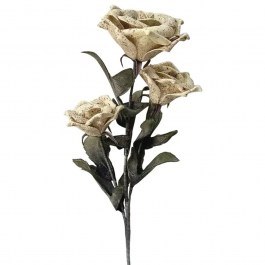 Artificial Flower Speckled 00-7099-2 D20x95cm Beige-Brown Marhome BEIGE