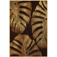 Πίνακας Καμβάς Μονστέρα 16-26372 82,6x4,3x122,6cm Brown-Gold Marhome