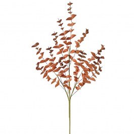 Artificial Branch With Funnel Leaves 00-6144-5 77cm Terracotta Marhome TERRACOTTA
