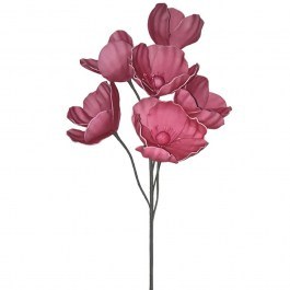 Artificial Flower Poppy 00-6145-1 84cm Apple Marhome APPLE