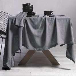 Τραπεζομάντηλο Cotton-Linen Grey Nef-Nef GREY