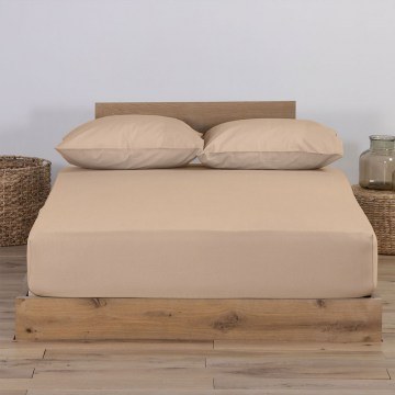 Σεντόνι Jersey Με Λάστιχο Beige Nef-Nef Homeware