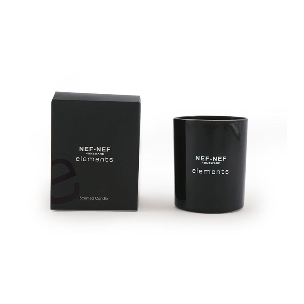 Κερί Αρωματικό Elements 9Χ10,5Cm Black Nef Nef