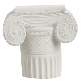 Candle Holder Atlas S351150W 9,5x12x9cm Atlas White Sophia WHITE