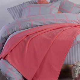 Κουβέρτα Πικέ Cool 1155-Coral Nef-Nef CORAL