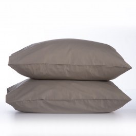 Μαξιλαροθήκες Basic (Σετ 2τμχ) Mocca Nef-Nef MOCA