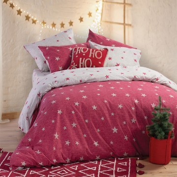 Christmas Bed Sheets Astria (Set 3pcs) Red Nef-Nef