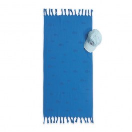 Beach Towel Ocean Fish Blue Nef-Nef BLUE