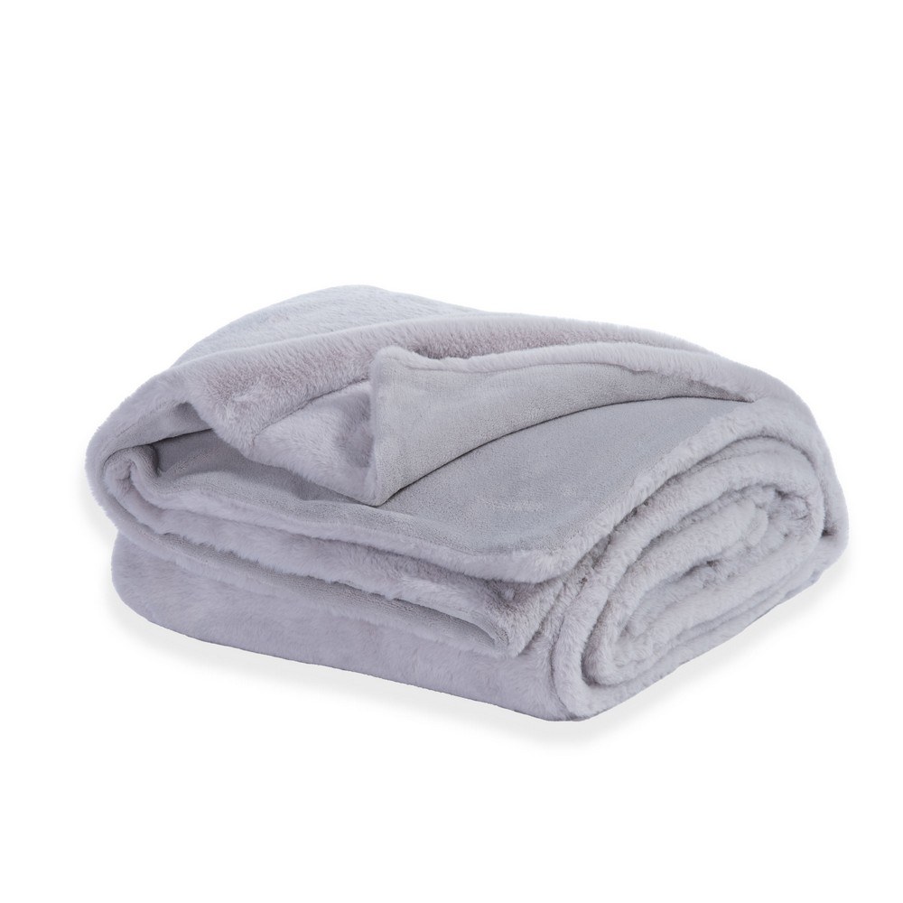 Κουβέρτα Warmer Rabbit Fur Silver Nef-Nef