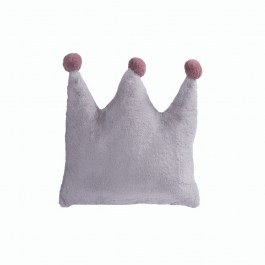Μαξιλάρι Διακοσμητικό (Με Γέμιση) Παιδικό Baby Crown 40X40 Grey Nef-Nef GREY