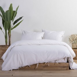 Παπλωματοθήκη Cotton-Linen Ecru Nef-Nef ECRU