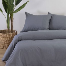 Bed Sheet Cotton-Linen Grey Nef-Nef GREY