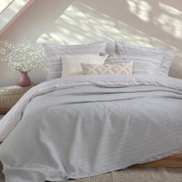 Κουβέρτα Πικέ Cool Light Grey Nef-Nef Homeware LIGHT GREY