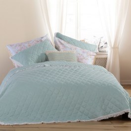 Bedspread Edna Aqua Nef-Nef AQUA