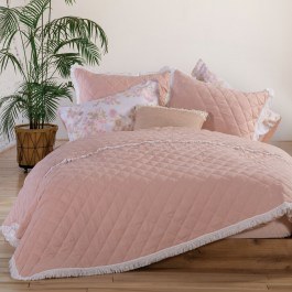 Bedspread Edna Salmon Nef-Nef SALMON