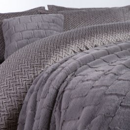 Ριχτάρι Rabbit Fur Barlow Grey Nef-Nef GREY