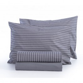 Σεντόνια Nau Coast (Σετ 4τμχ) Grey Nef-Nef Homeware GREY