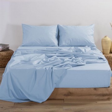 Σεντόνι Basic Με Λάστιχο Light Blue Nef-Nef Homeware