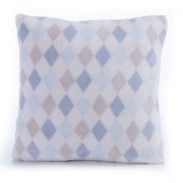 Μαξιλάρι Διακοσμητικό Παιδικό (Με Γέμιση) Sweet Rhombus Blue Nef-Nef Homeware BLUE