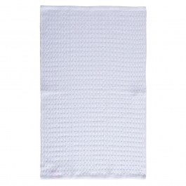 Ποτηρόπανο Πικέ Wafflow 24 White Nef-Nef Homeware WHITE