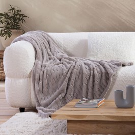 Κουβέρτα Καναπέ Vivo Greige Nef-Nef Homeware GREIGE