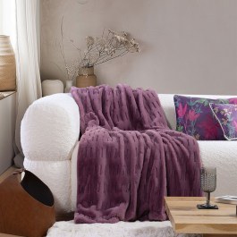 Κουβέρτα Καναπέ Vivo Orchid Nef-Nef Homeware ORCHID