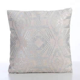 Μαξιλάρι Διακοσμητικό Χριστουγεννιάτικο (Με Γέμιση) Glam Silver Nef-Nef Homeware SILVER