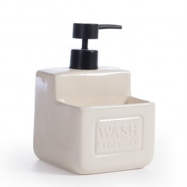 Δοχείο Κρεμοσάπουνου Κεραμικό Clean Off White Nef-Nef Homeware OFF WHITE