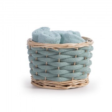 Λαβέτες Borra Σε Καλαθάκι (Σετ 5τμχ) Aqua Nef-Nef Homeware