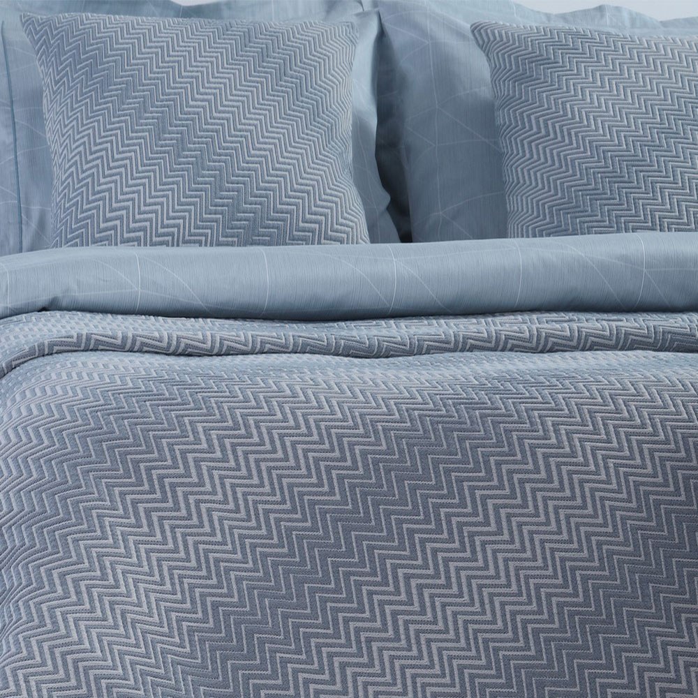 Κουβέρτα Chevie Blue Nef-Nef Homeware