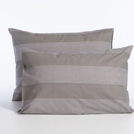 Μαξιλαροθήκη Casual Stripe Dark Grey Nef-Nef Homeware DARK GREY
