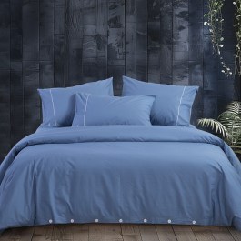 Παπλωματοθήκη Nau Wave Solid (Σετ 3τμχ) Blue Nautica BLUE