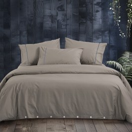 Παπλωματοθήκη Nau Wave Solid (Σετ 3τμχ) Linen Nautica LINEN