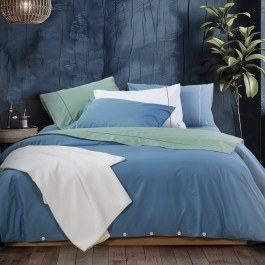 Σεντόνια Nau Wave Solid (Σετ 4τμχ) Blue Nautica BLUE