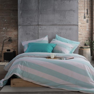 Σεντόνια Casual Stripe (Σετ 3τμχ) Petrol Nef-Nef Homeware