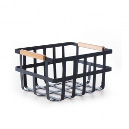 Καλάθι Μεταλικό Κουζίνας Sezen 31X26X16.5 Black Nef-Nef Homeware BLACK
