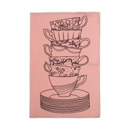 Kitchen Towel My Cup Of Tea English Rose Nef-Nef Homeware ROSE