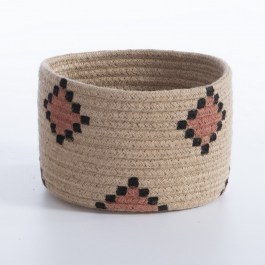 Καλάθι Διακοσμητικό Alemao D:22X14 Natural-Terra Nef-Nef Homeware NATURAL-TERRACOTTA