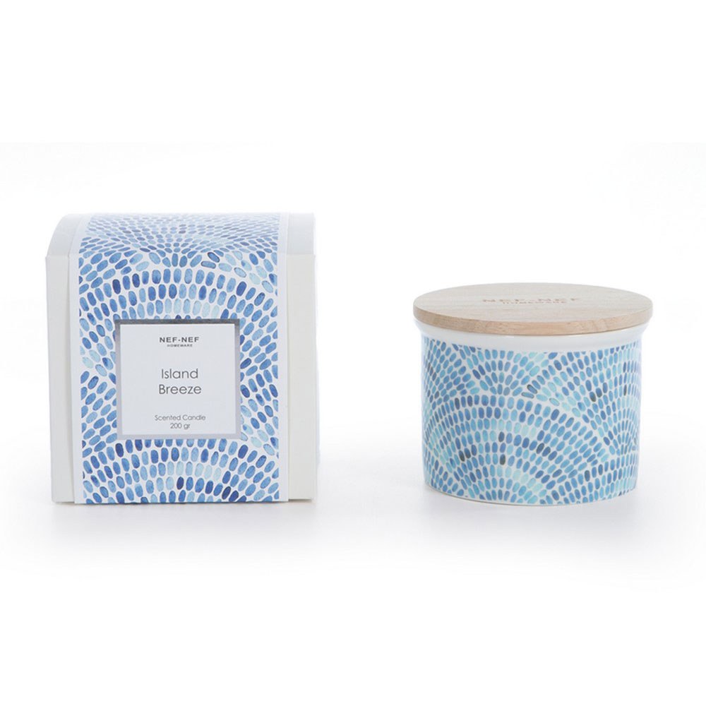 Κερί Αρωματικό Island Breeze 200gr Blue Nef-Nef Homeware