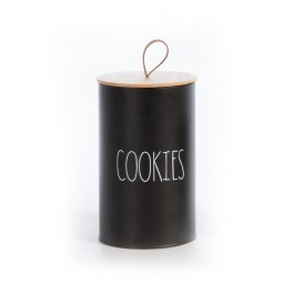 Δοχεία Για Μπισκότα Cookies (Σετ 3τμχ) 12x12x20 Black Nef-Nef Homeware BLACK