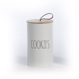 Δοχεία Για Μπισκότα Cookies (Σετ 3τμχ) 12x12x20 White Nef-Nef Homeware WHITE